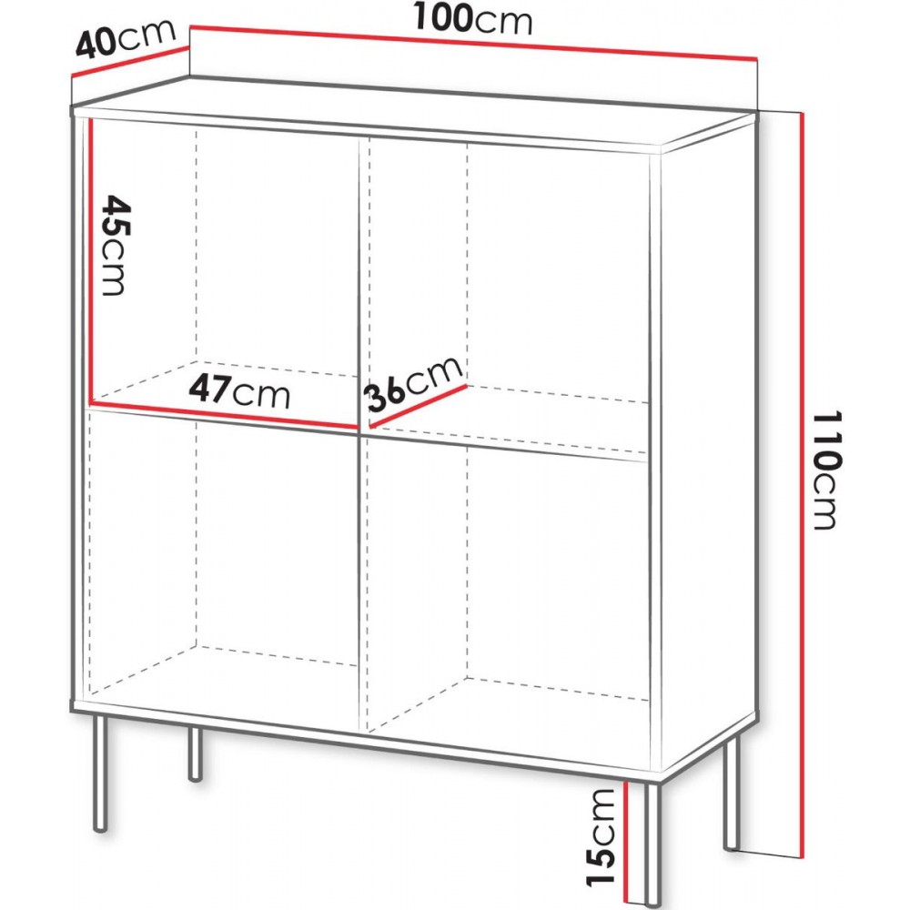 Μπουφές Tresse 4D-Mpez