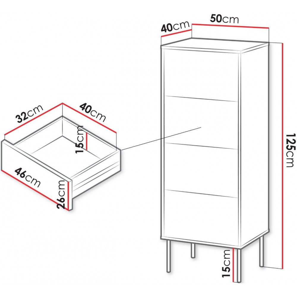 Μπουφές Tresse 4S-Mpez
