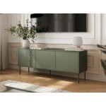 Έπιπλο τηλεόρασης Tresse 150 3D-Prasino Skouro