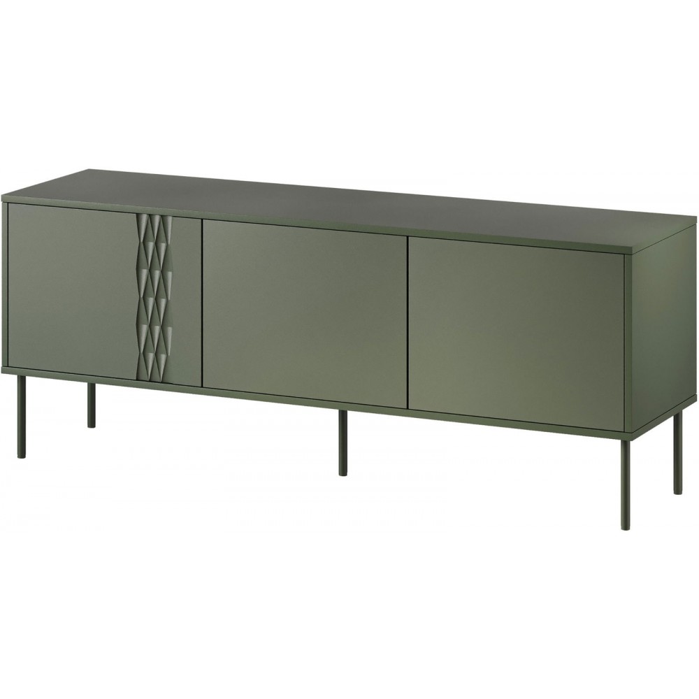 Έπιπλο τηλεόρασης Tresse 150 3D-Prasino Skouro