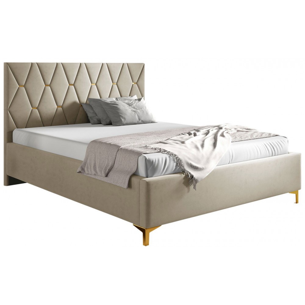 Επενδυμένο κρεβάτι Totti-Mpez-140 x 200