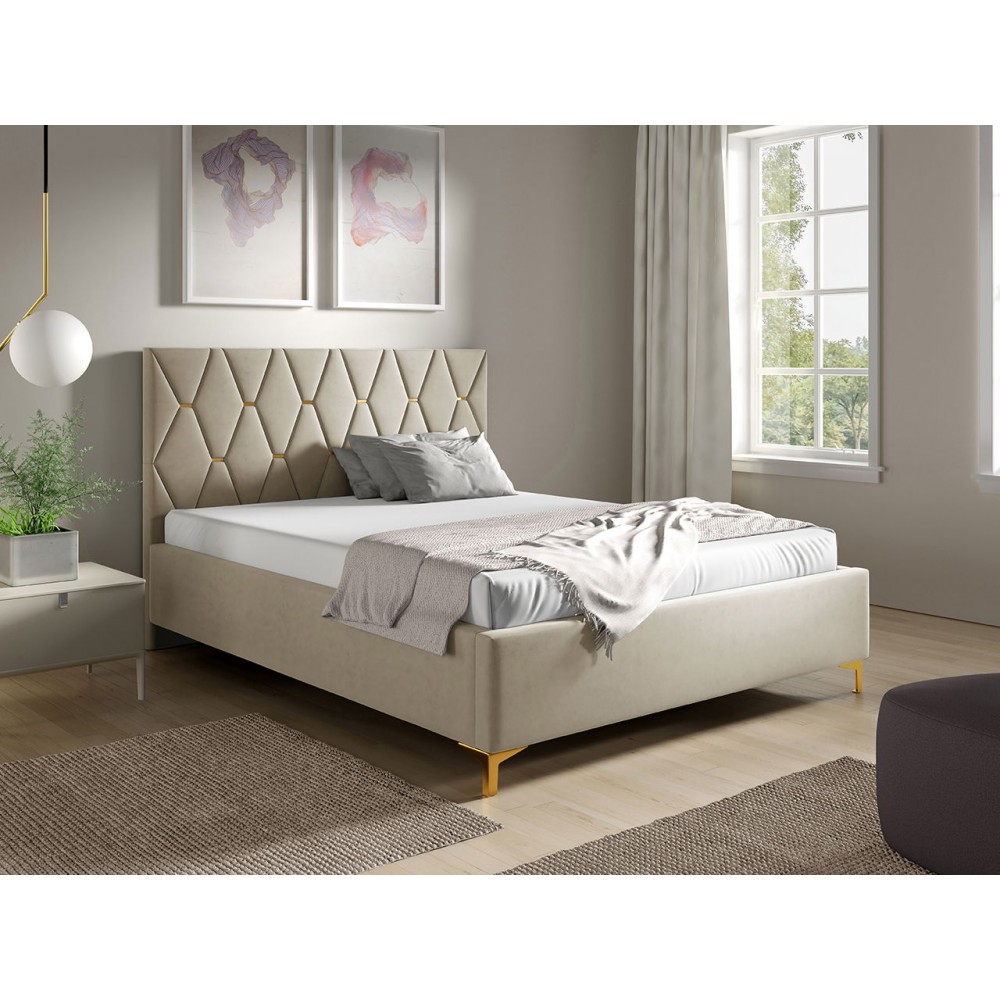 Επενδυμένο κρεβάτι Totti-Mpez-180 x 200