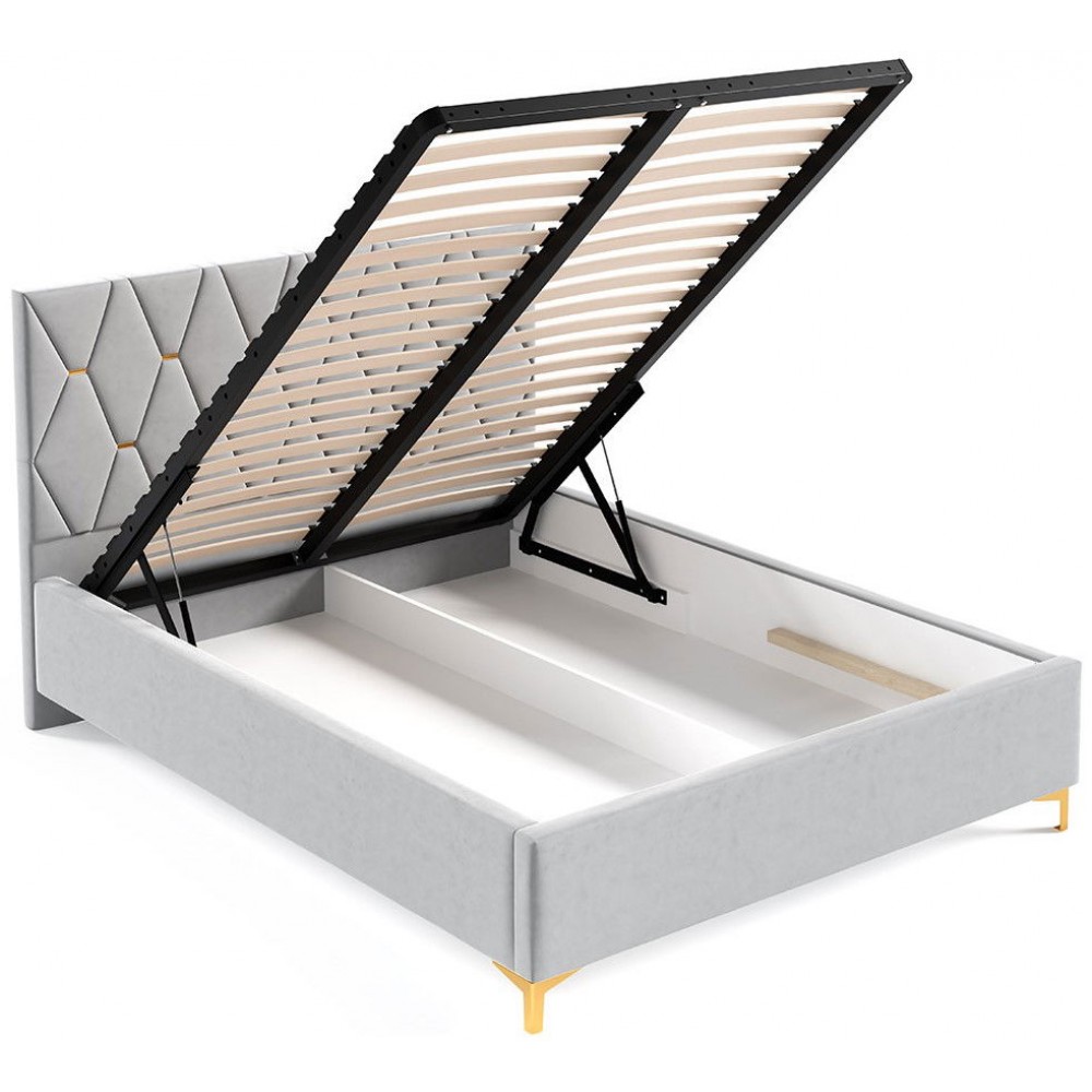 Επενδυμένο κρεβάτι Totti-Mpez-180 x 200