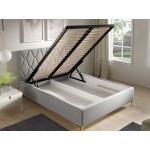 Επενδυμένο κρεβάτι Totti-Mpez-180 x 200