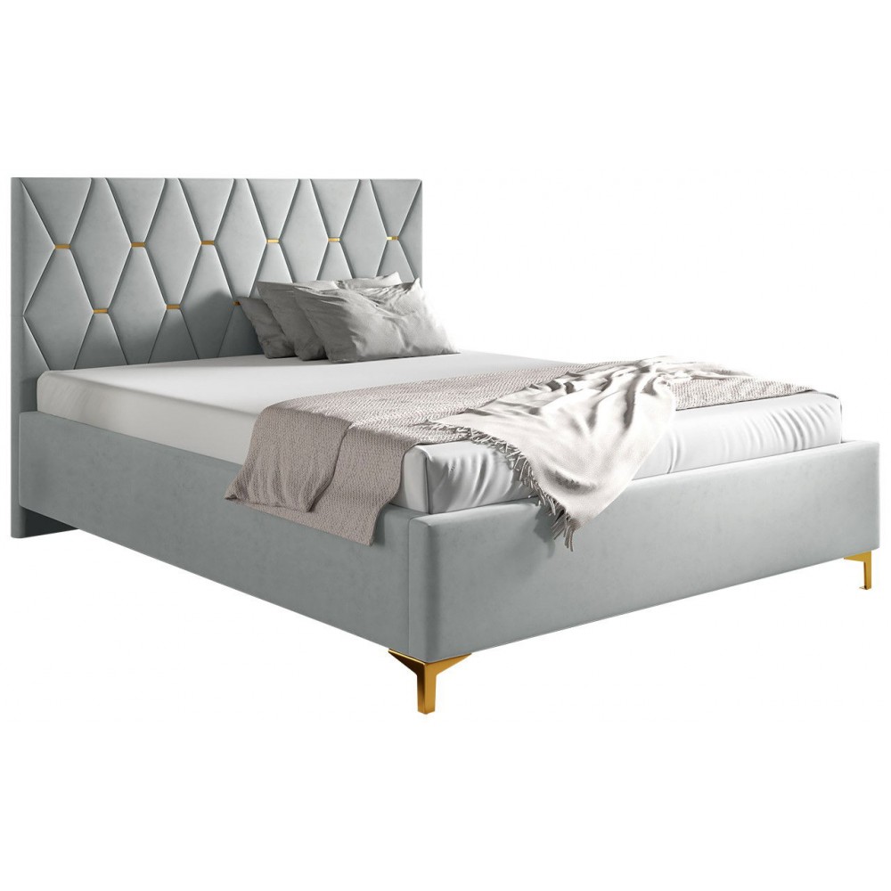 Επενδυμένο κρεβάτι Totti-Gkri Anoixto-180 x 200