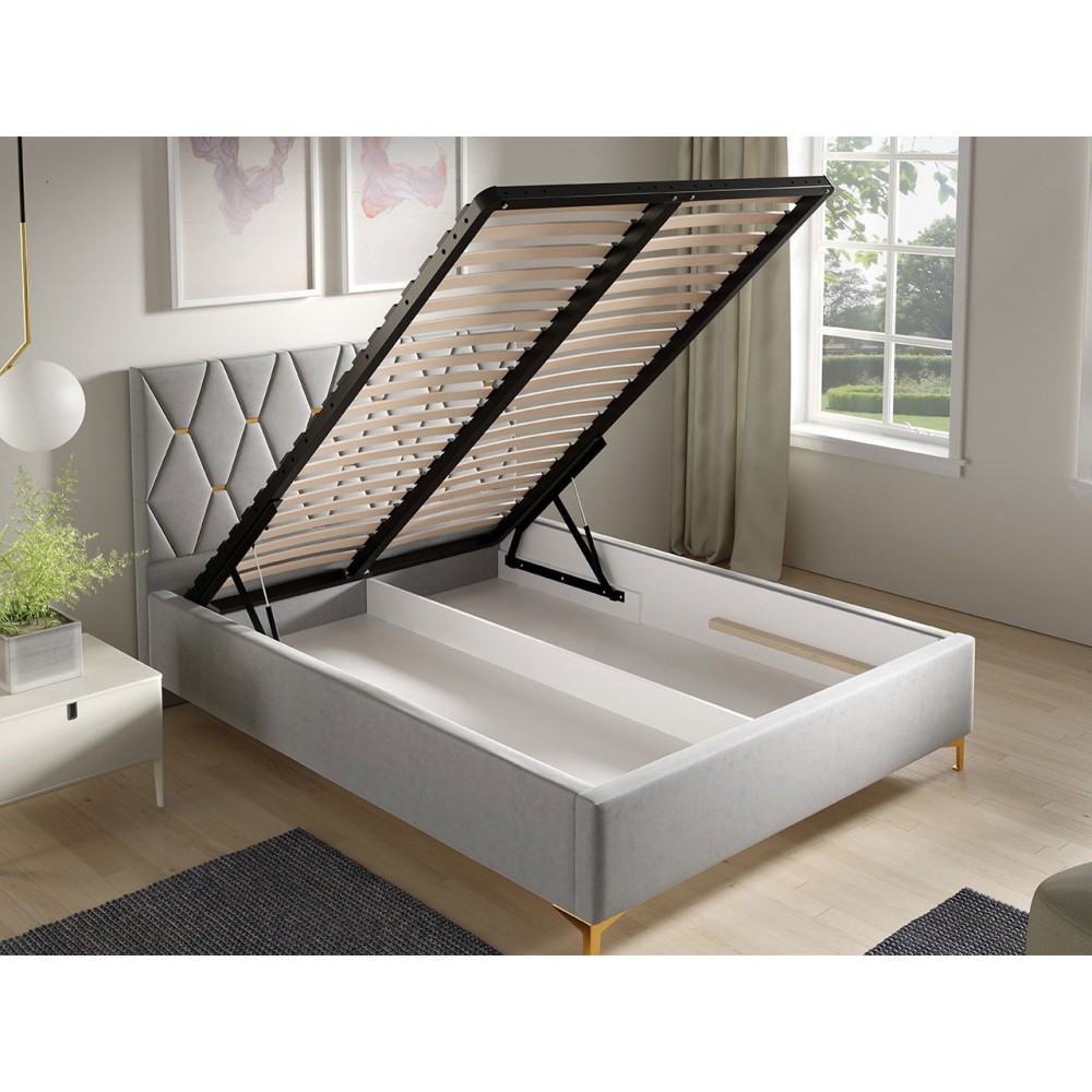 Επενδυμένο κρεβάτι Totti-Gkri special-180 x 200