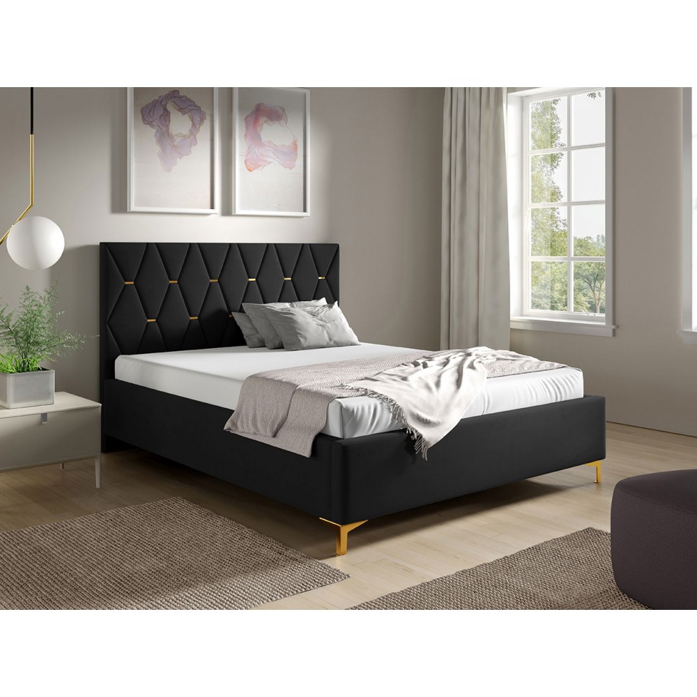 Επενδυμένο κρεβάτι Totti-Mauro-160 x 200