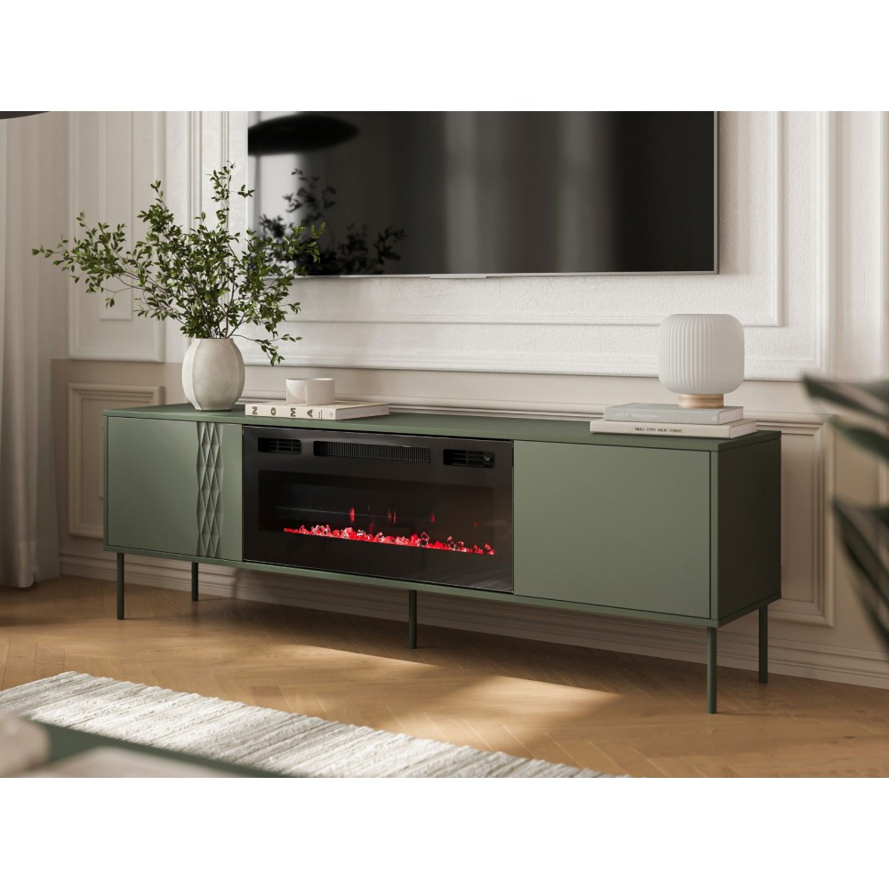 Έπιπλο τηλεόρασης Tresse 180 EF plus-Prasino Skouro