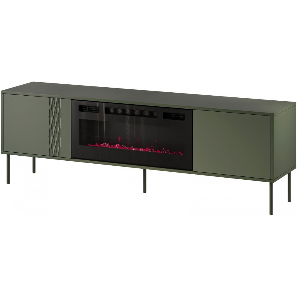 Έπιπλο τηλεόρασης Tresse 180 EF plus-Prasino Skouro