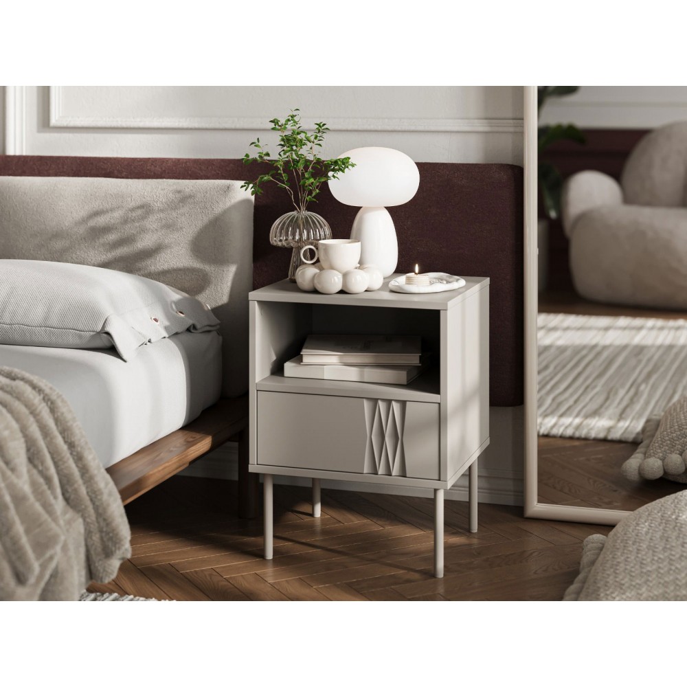 Σετ 2 κομοδίνα Tresse-Mpez