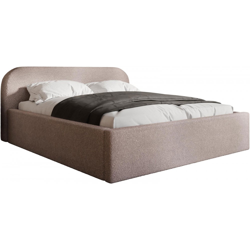 Επενδυμένο κρεβάτι Deisin-Roz-140 x 200