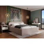 Επενδυμένο κρεβάτι Deisin-Roz-160 x 200