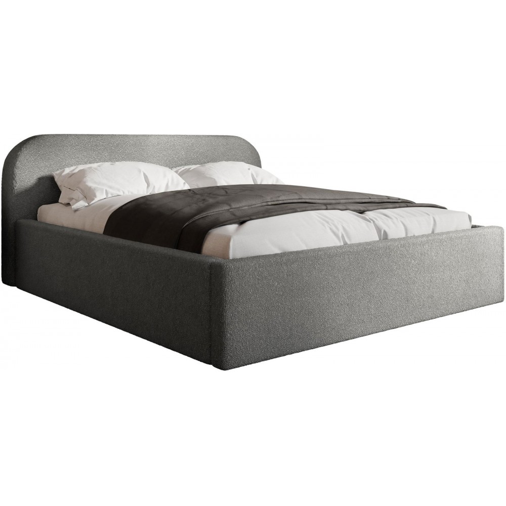 Επενδυμένο κρεβάτι Deisin-Gkri-140 x 200