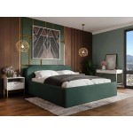 Επενδυμένο κρεβάτι Deisin-Prasino-180 x 200