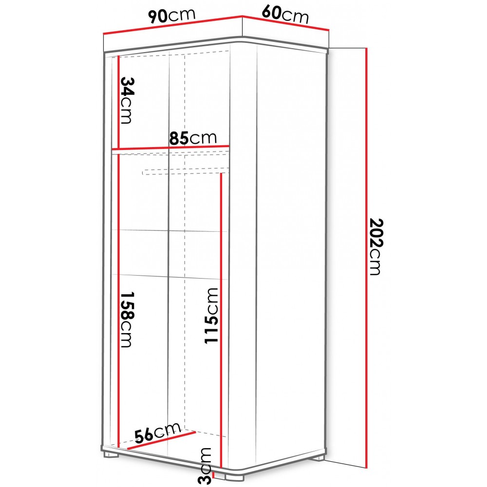 Ντουλάπα Fill δίφυλλη