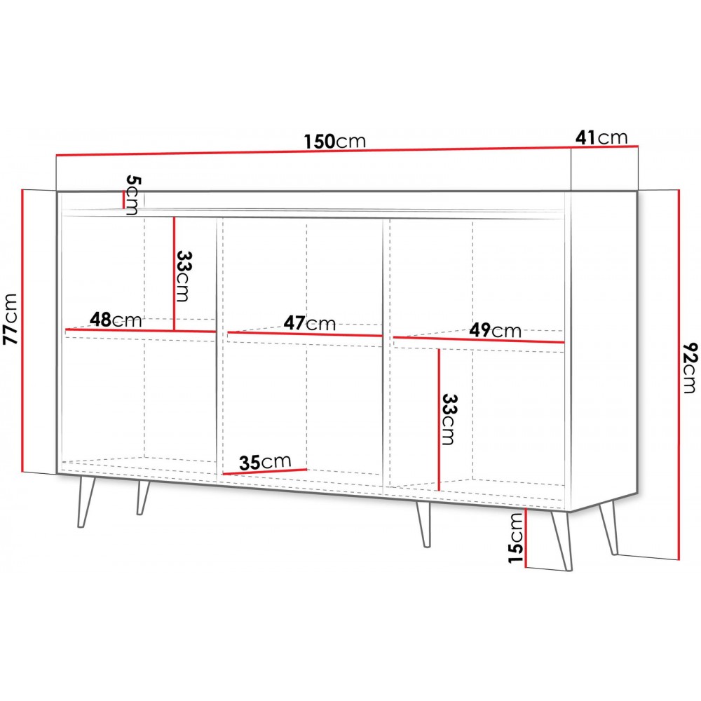 Μπουφές Ademo 3D