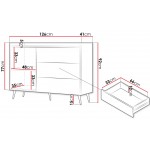 Μπουφές Ademo 1D 3S