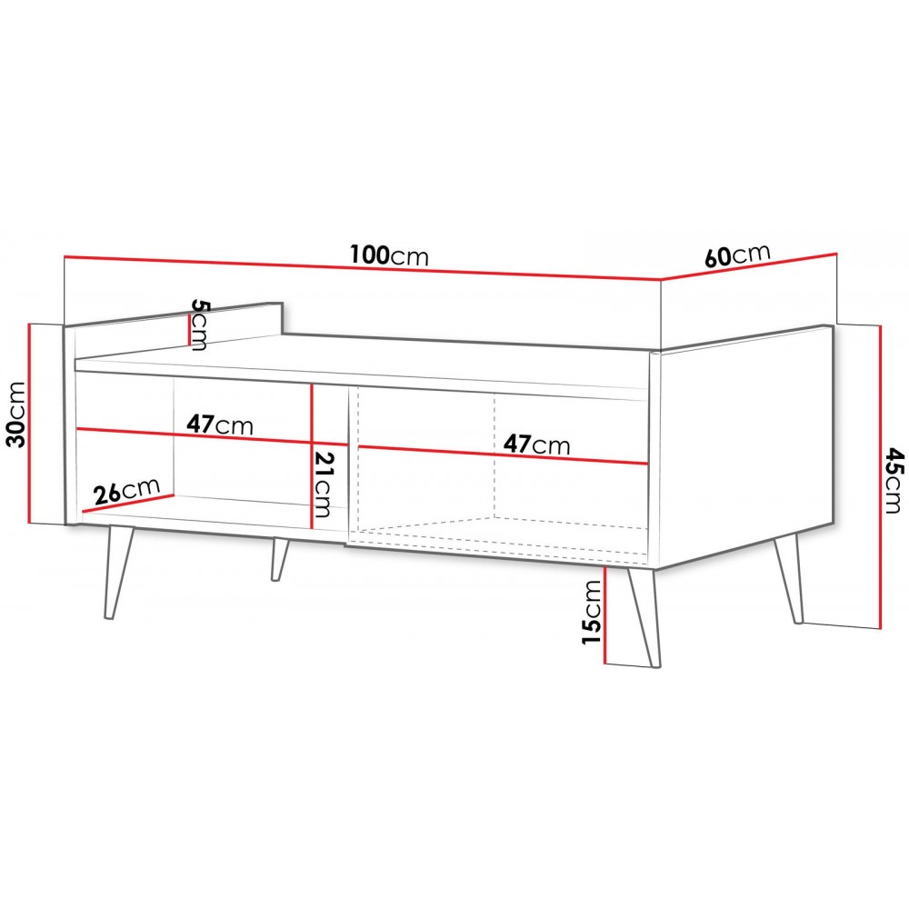 Τραπεζάκι σαλονιού Ademo