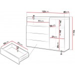 Συρταριέρα Yuki 1D 3S-Menta