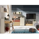 Συρταριέρα Yuki 1D 3S 120x40x93