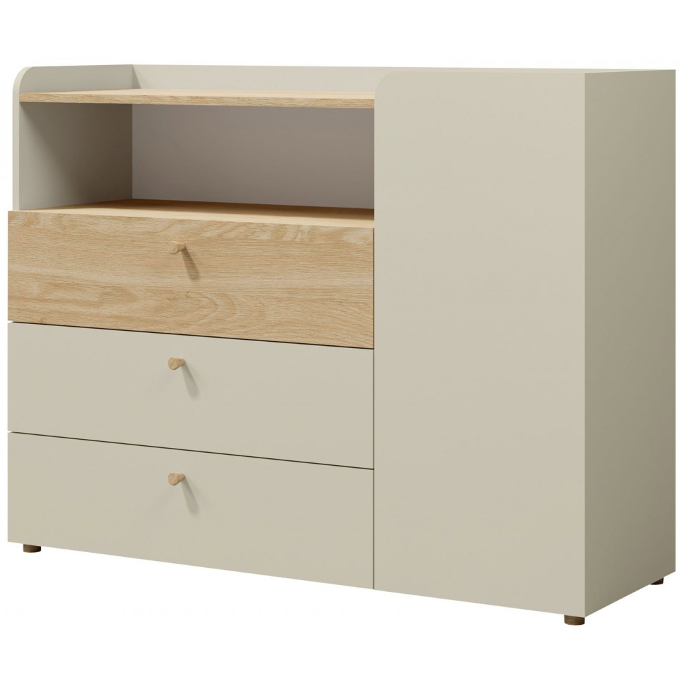 Συρταριέρα Yuki 1D 3S 120x40x93
