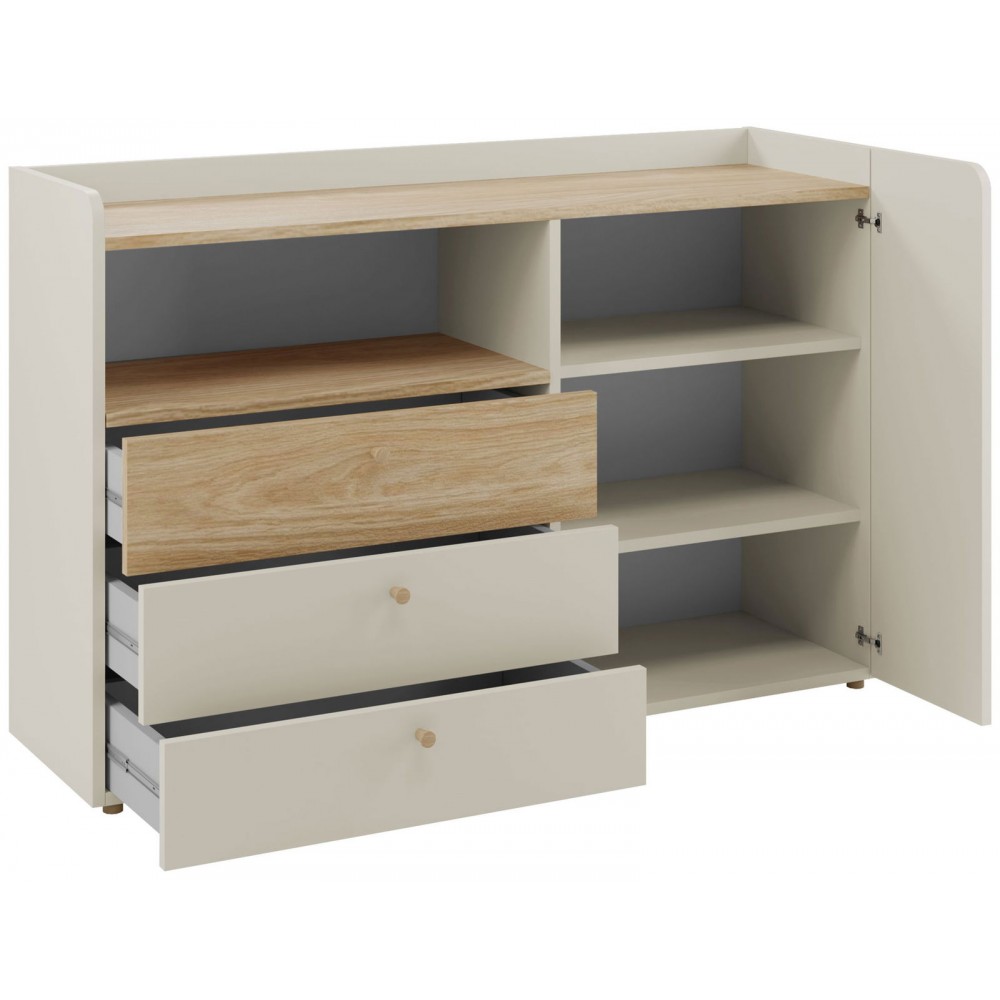 Συρταριέρα Yuki 1D 3S plus-Mpez