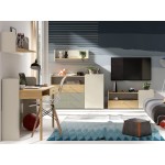 Συρταριέρα Yuki 1D 3S plus 140x40x93