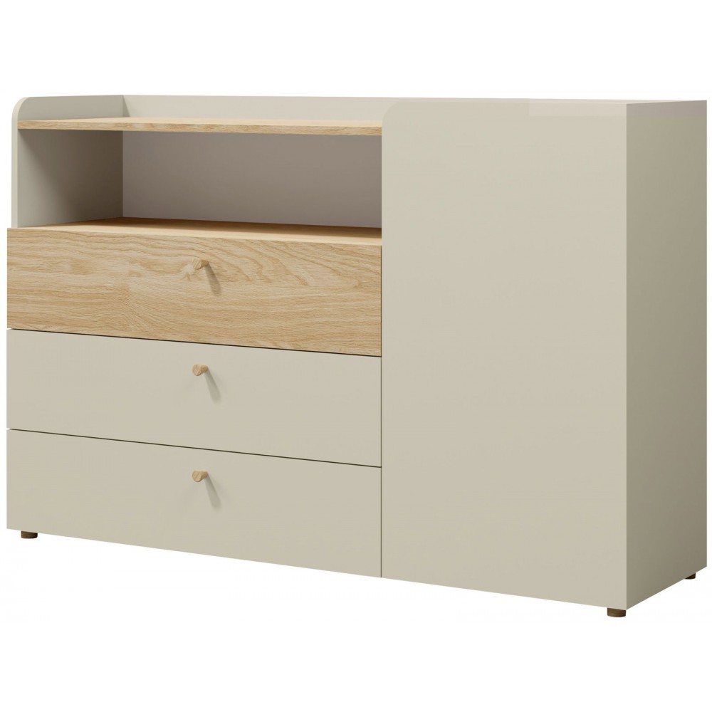 Συρταριέρα Yuki 1D 3S plus 140x40x93