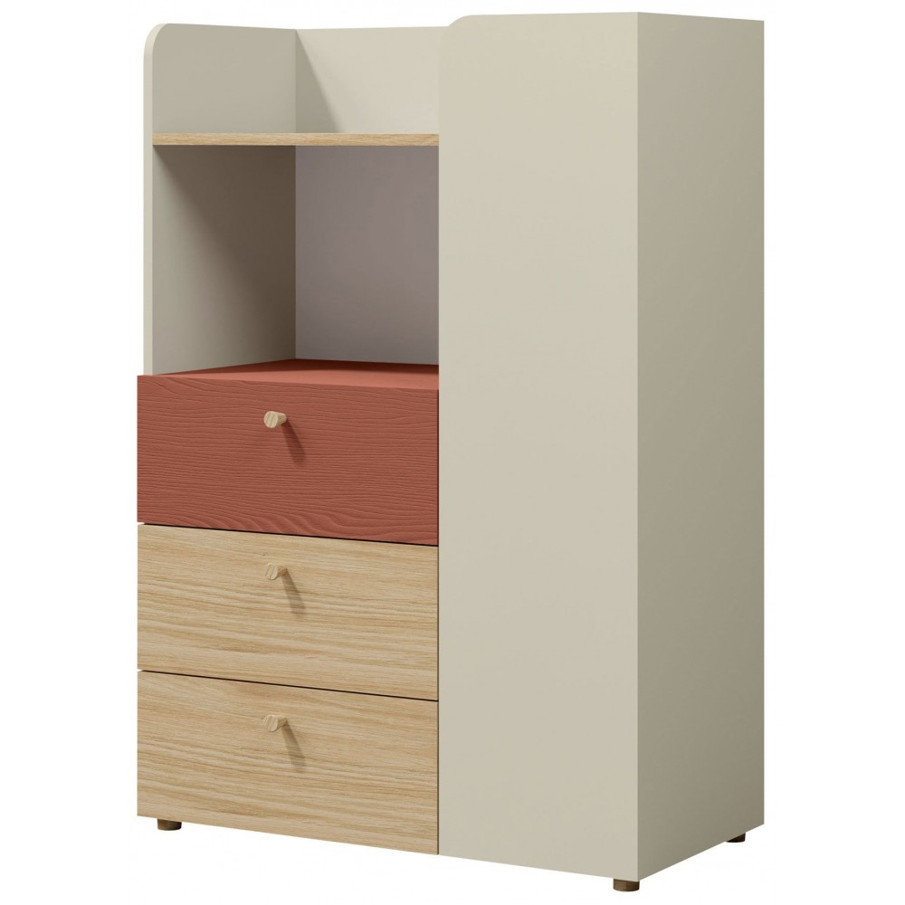 Συρταριέρα Yuki 1D 3S tall -Korali