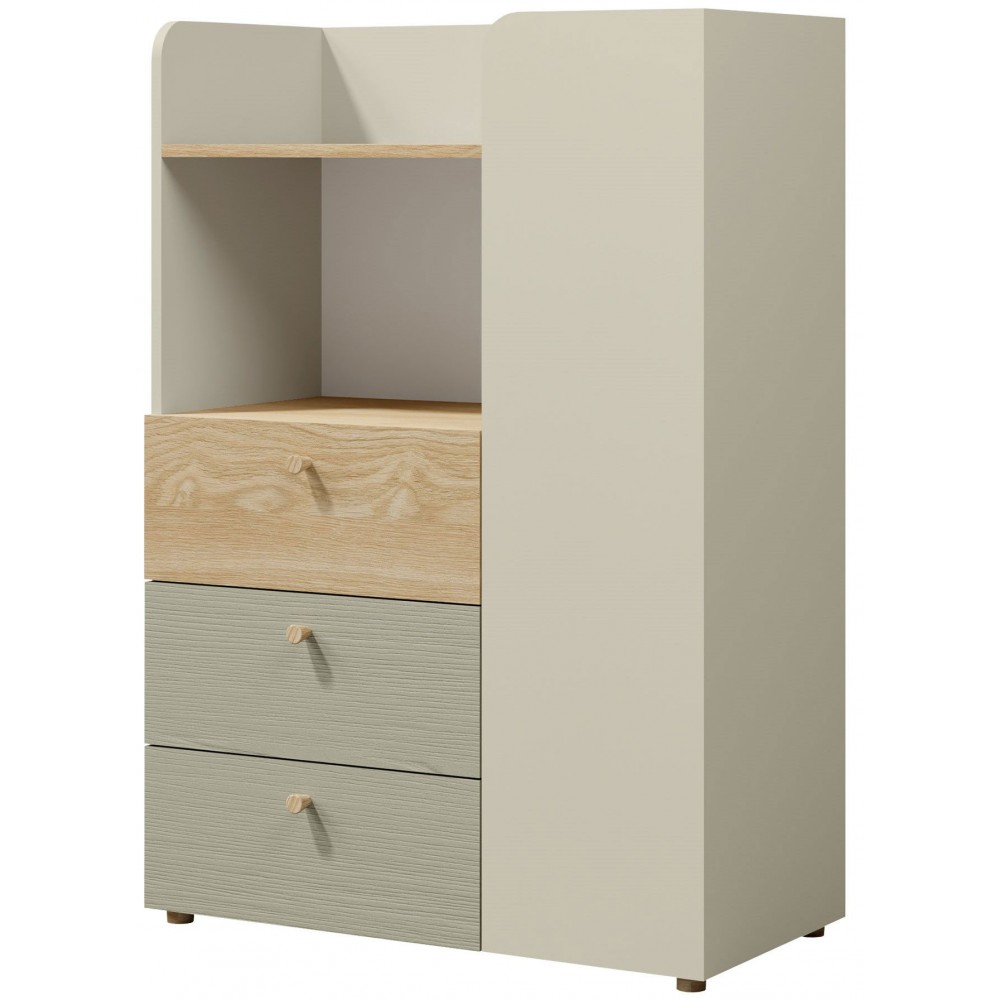 Συρταριέρα Yuki 1D 3S tall -Menta