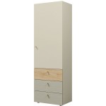 Ντουλάπα Yuki μονόφυλλη-Menta