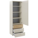 Ντουλάπα Yuki μονόφυλλη 60x40x185