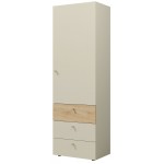 Ντουλάπα Yuki μονόφυλλη 60x40x185