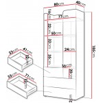 Βιβλιοθήκη Yuki 1D 3S tall-Korali