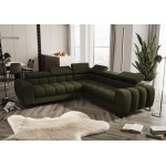 Γωνιακός καναπές Lordy max-Prasino-Δεξιά