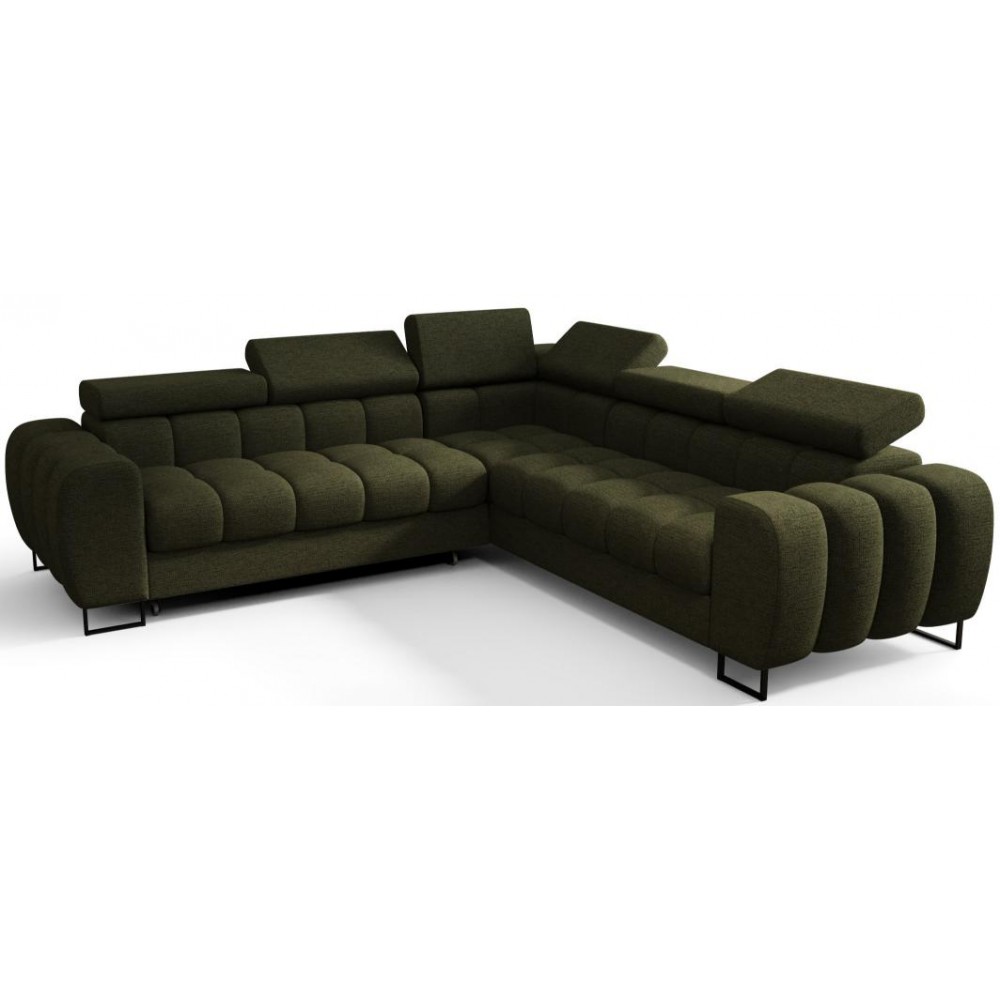 Γωνιακός καναπές Lordy max-Prasino-Δεξιά