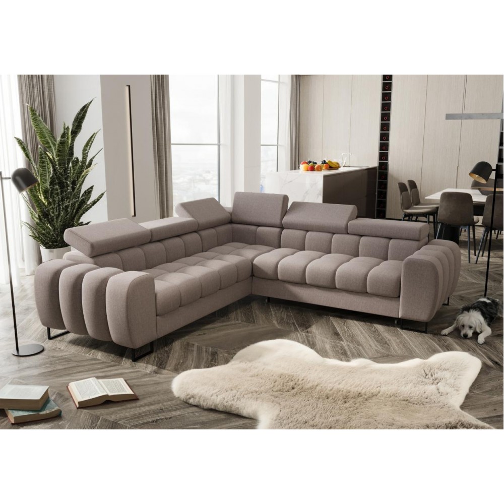 Γωνιακός καναπές Lordy max-Gkri-Αριστερή