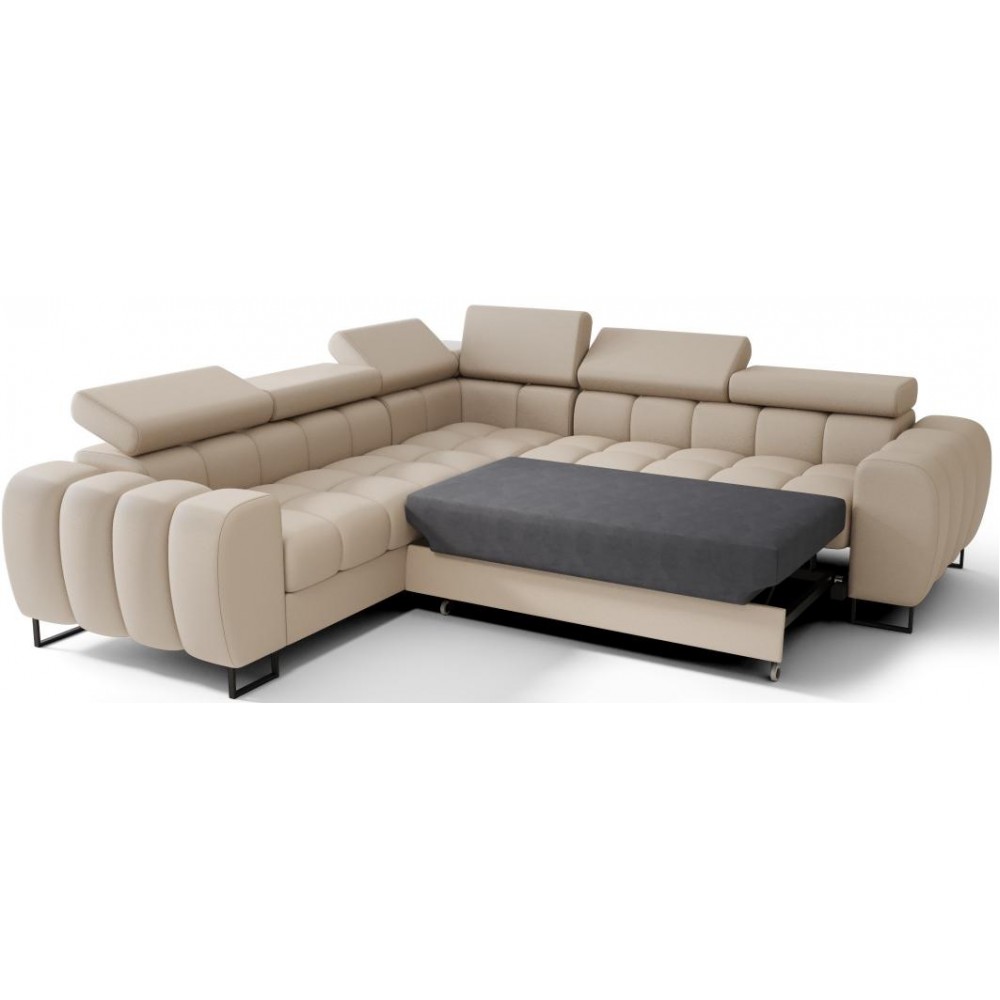 Γωνιακός καναπές Lordy max-Kokkino-Αριστερή