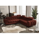 Γωνιακός καναπές Lordy max-Kokkino-Δεξιά