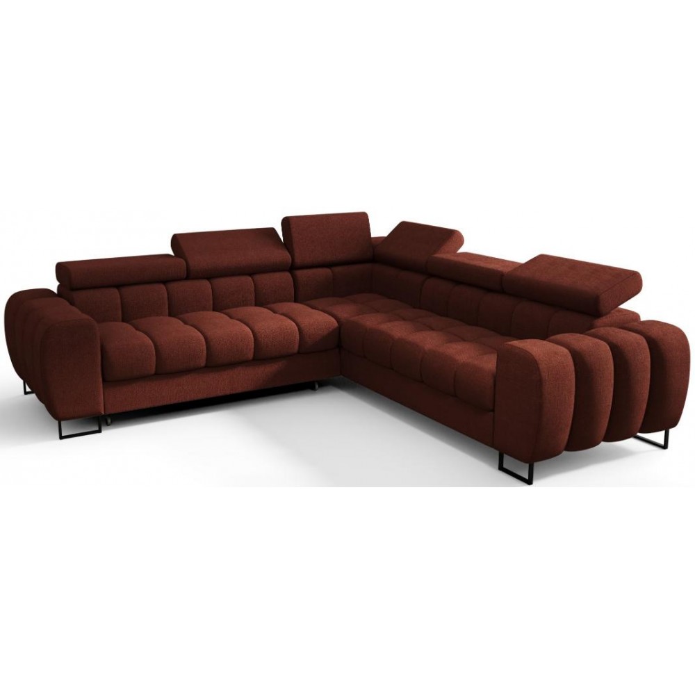 Γωνιακός καναπές Lordy max-Kokkino-Δεξιά