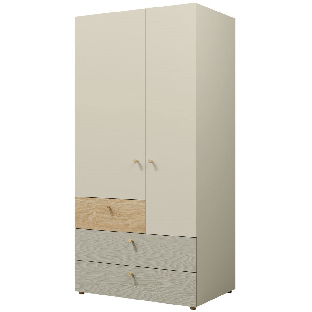 Ντουλάπα Yuki δίφυλλη-Menta