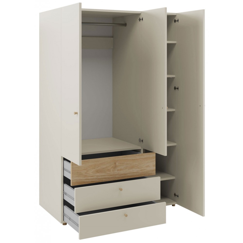 Ντουλάπα Yuki τρίφυλλη-Korali