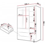 Ντουλάπα Yuki τρίφυλλη-Mpez