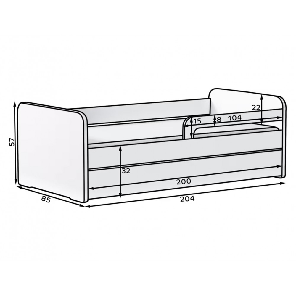 Κρεβάτι Doreli-200 x 80