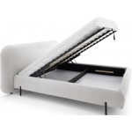 Επενδυμένο κρεβάτι Prius-140 x 200-Gkri Anoixto