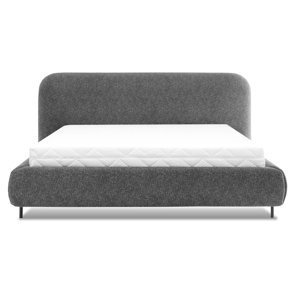 Επενδυμένο κρεβάτι Prius-140 x 200-Gkri Skouro