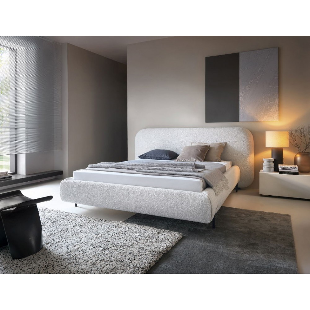 Επενδυμένο κρεβάτι Prius-140 x 200-Leuko