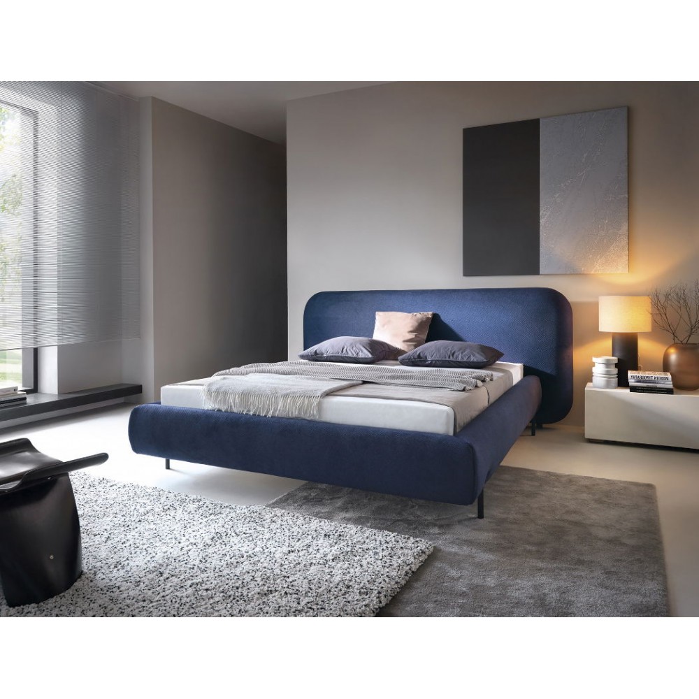 Επενδυμένο κρεβάτι Prius-160 x 200-Mple