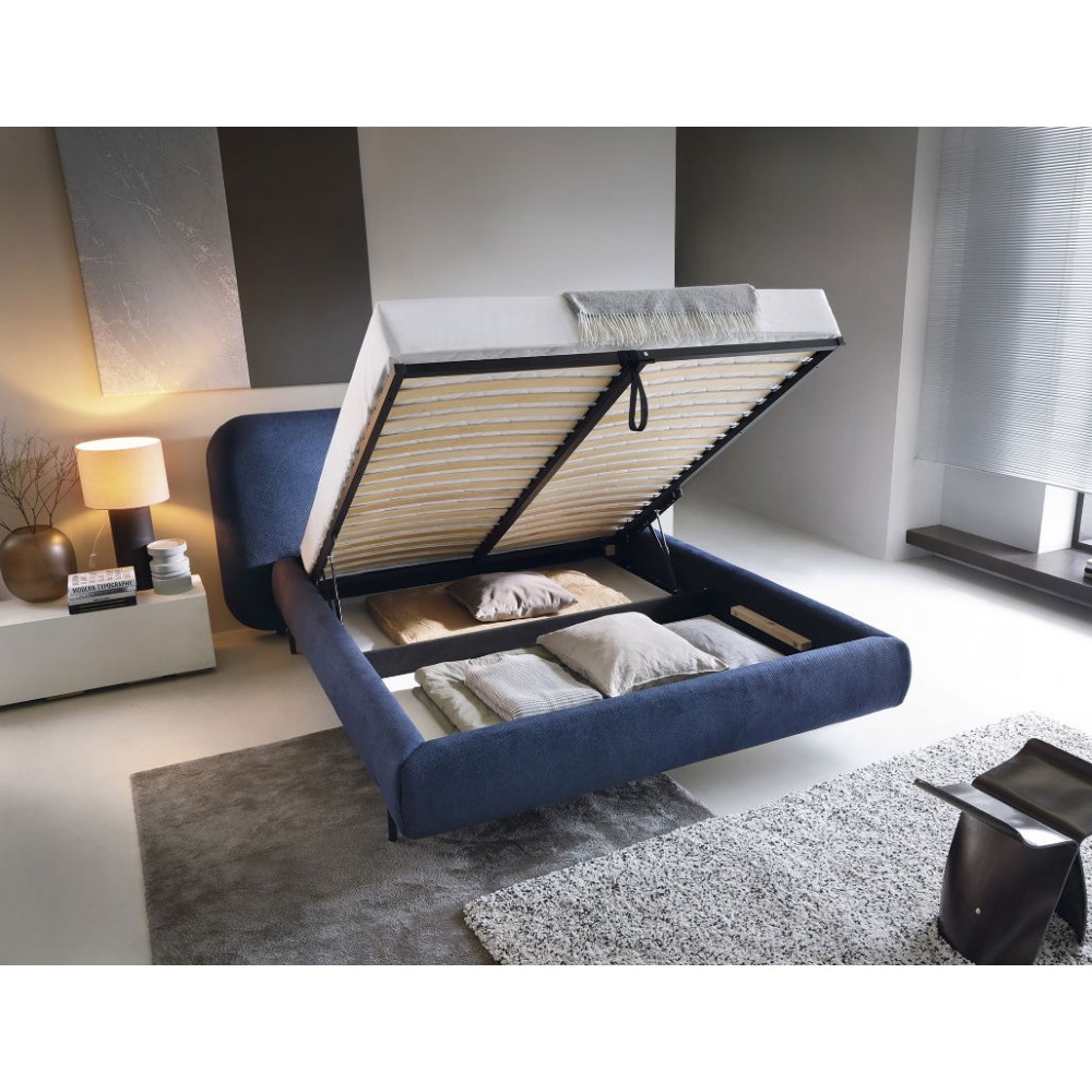 Επενδυμένο κρεβάτι Prius-160 x 200-Mple