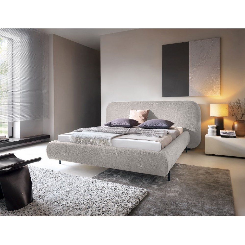 Επενδυμένο κρεβάτι Prius-180 x 200-Gkri Anoixto